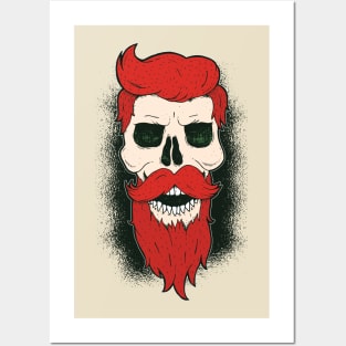 Bearded Skull Posters and Art